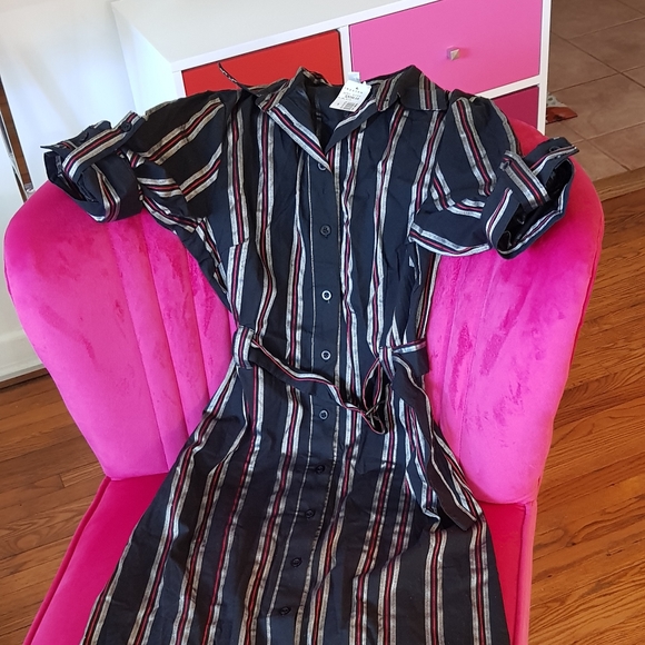 NWT Tristan Preppy Striped Dress - Picture 13 of 14